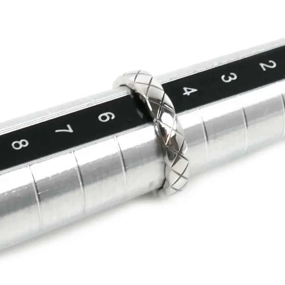 Chanel Ring 18K White Gold #266416C22B